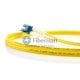 ST/APC to LC/UPC Plenum Duplex 9/125 Single-mode  Fiber Patch Cable