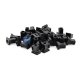 SC Mating Sleeve Adapter Dust Caps for SC Connectors Black 100 pcs/pack