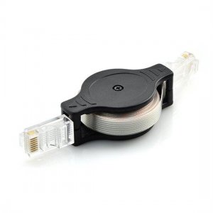 Cat5e Ungeschirmtes Twisted Pair einziehbares Netzwerk-Patchkabel, 1,5 m (4,92 ft)