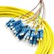 24 파이버 싱글 모드 24 스트랜드 MTP 하네스 케이블 3.0mm LSZH/라이저