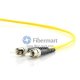 Cable de conexión de fibra óptica dúplex monomodo 9/125 de ST/UPC a ST/APC