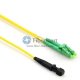 LC/APC to MTRJ/UPC Plenum(OFNP) Duplex 9/125 Single-mode Fiber Patch Cable