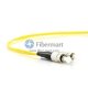 FC/APC to FC/UPC Plenum(OFNP) Duplex 9/125 Single-mode Fiber Patch Cable