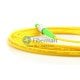 FC/APC zu FC/UPC Plenum (OFNP) Simplex 9/125 Singlemode-Glasfaser-Patchkabel