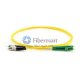 LC/APC to FC/UPC Plenum(OFNP) Duplex 9/125 Câble de raccordement de Fibre monomode