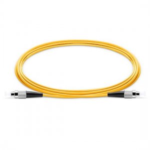 2M FC UPC to FC UPC Simplex 2.0mm PVC(OFNR) 9/125 Single Mode Fiber Patch Cable