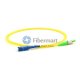 Cable de conexión de fibra simplex 9/125 monomodo FC / APC a SC / UPC