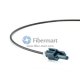 HFBR para HFBR Cabo de remendo de fibra óptica plástico de travamento simples do POF