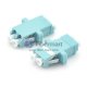 Type SC duplex LC/UPC à LC/UPC OM3 avec adaptateur de fibre plastique à bride