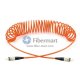 FC-FC Simplex 62.5 / 125um OM1 Curva multimodo Curl seguro Cable de conexión de fibra