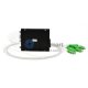 2x8 Faser-PLC-Splitter mit Kunststoff-ABS-Box-Paket