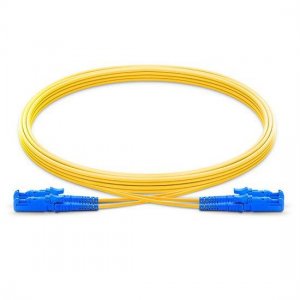 LSH UPC to LSH UPC Duplex PVC/LSZH/OFNP 9/125 Single Mode Fiber Patch Cable