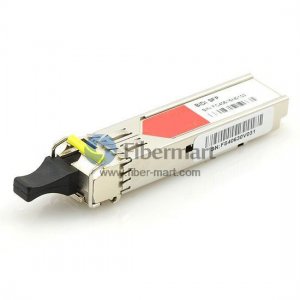 Brocade E1MG-100BXD Compatible 100BASE 1550nmTX/1310nmRX BiDi SFP 10km Transceiver