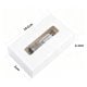 Einzelverpackungsbox mit Kunststoff-Clamshell für QSFP+ QSFP28 XFP SFP-Transceiver