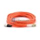 FC-LC Plenum (OFNP) duplex cabo de patch de Fibra multimodo