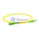 FC/APC to SC/APC Plenum(OFNP) Simplex 9/125 Single-mode Fiber Patch Cable