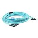 96 섬유 OM4 12 가닥 MTP 트렁크 케이블 3.0mm LSZH/라이저