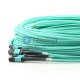 72 Fibers OM3 Multimode 24 Strands MTP Trunk Cable 3.0mm LSZH/Riser