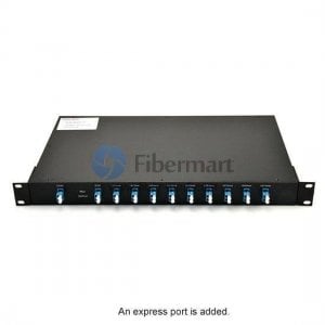 9 channels, 1RU Rack Mount, Duplex, CWDM Mux & Demux