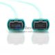 12 섬유 OM3 12 가닥 MTP 트렁크 케이블 3.0mm LSZH/라이저