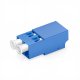 LC/UPC-zu-LC/UPC-Singlemode-Duplex-Glasfaseradapter mit Verschluss