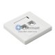 Tomacorriente de placa de pared de fibra óptica LC dúplex de 2 puertos
