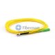 SC/APC to ST/UPC Plenum(OFNP) Simplex 9/125 Single-mode Fiber Patch Cable