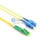 LC/APC to SC/UPC Plenum(OFNP) Duplex 9/125 Single-mode Fiber Patch Cable