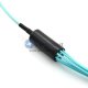 8 心 OM3 12 ストランド MPO ハーネス ケーブル 3.0mm LSZH/ライザー