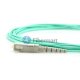 SC-FC Plenum(OFNP) Simplex OM3 Multi-mode Fiber Patch Cable