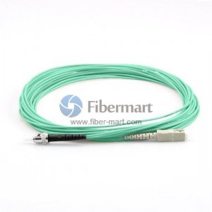 SC-ST Simplex OM3 Multimode Fiber Patch Cable