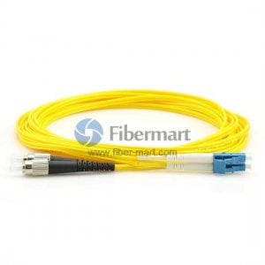 FC-LC Duplex OS2 9/125 Single-mode Fiber Patch Cable [SM-FC-LC-DX-FM]