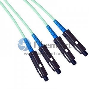 Câble de raccordement à fibre optique multimode duplex OM4 MU-MU