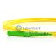 FC/UPC to LSH/APC Plenum(OFNP) Simplex 9/125 Single-mode Fiber Patch Cable