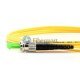 ST/APC to SC/UPC Plenum(OFNP) Duplex 9/125 Single-mode Fiber Patch Cable
