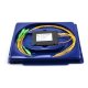 1x4 FBT Splitter Singlemode Dual Window Fiber Splitter with ABS Box