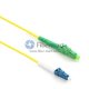 LC/APC to LC/UPC Singlemode 9/125 Simplex Fiber Patch Cable