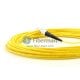 FC/APC zu FC/UPC Plenum (OFNP) Simplex 9/125 Singlemode-Glasfaser-Patchkabel