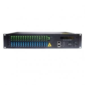 37dBm 偏波保持 EDFA ファイバーアンプ 2U ラック PM 光アンプファイバー