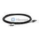 HFBR para HFBR Cabo de remendo de fibra óptica plástico de travamento simples do POF