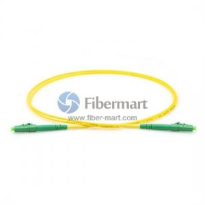 LC/APC to LC/APC Plenum(OFNP) Simplex 9/125 Single-mode Fiber Patch Cable