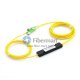 1x2 Fibra PLC Splitter com Mini ABS Box Package