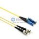 ST/APC to E2000/UPC Plenum(OFNP) Duplex 9/125 Single-mode Fiber Patch Cable