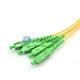 1x4 FBT Splitter Singlemode Dual Window Fiber Splitter with ABS Box