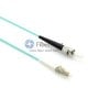 LC-ST Plenum(OFNP) Simplex OM4 Multimode Fiber Patch Cable