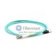 Cable de conexión de fibra multimodo OM3 dúplex FC-LC