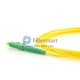 ST/APC to LC/APC Plenum(OFNP) Simplex 9/125 Single-mode Fiber Patch Cable