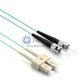 SC-ST Plenum(OFNP) Duplex OM3 Multi-mode Fiber Patch Cable