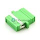 Adaptador de fibra duplex de modo único SC/APC para SC/APC