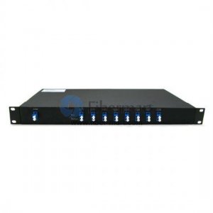 8 チャネル 1RU デュプレックス DWDM MUX DEMUX C19 ～ C26、モニター ポートおよびエクスプレス ポート付き